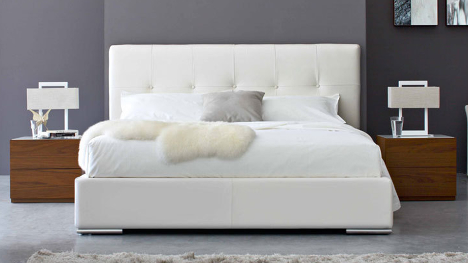 SWAMI BED WITH 2 CITY SIDE TABLE by Calligaris_